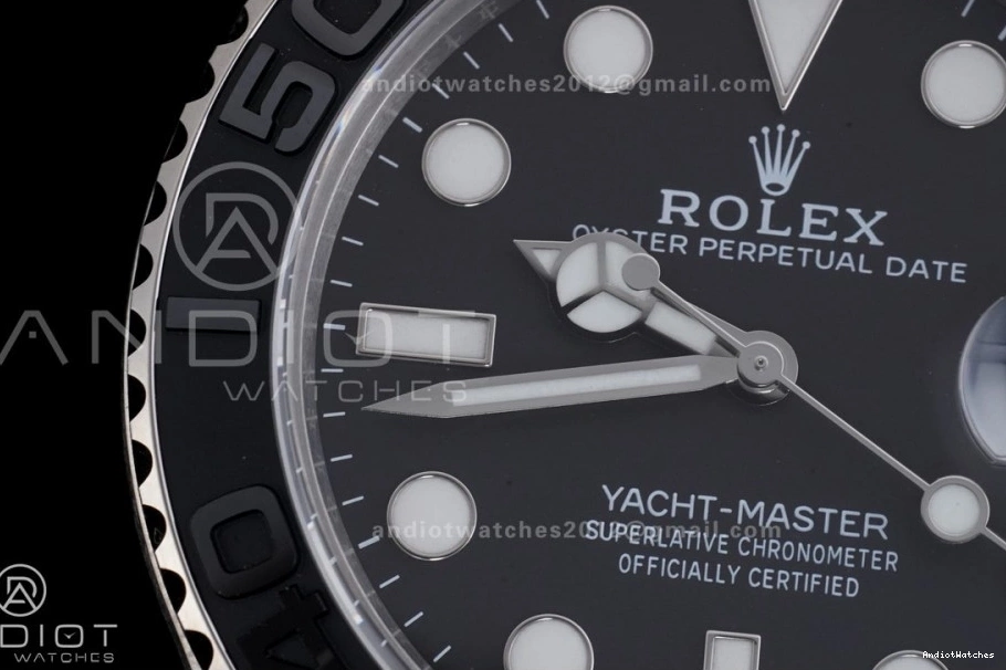 Yacht-Master Bracelet Titanium SH Edition 1:1 EyeCatching On Titanium Black Dial Best 226627 Clean 1206 1006